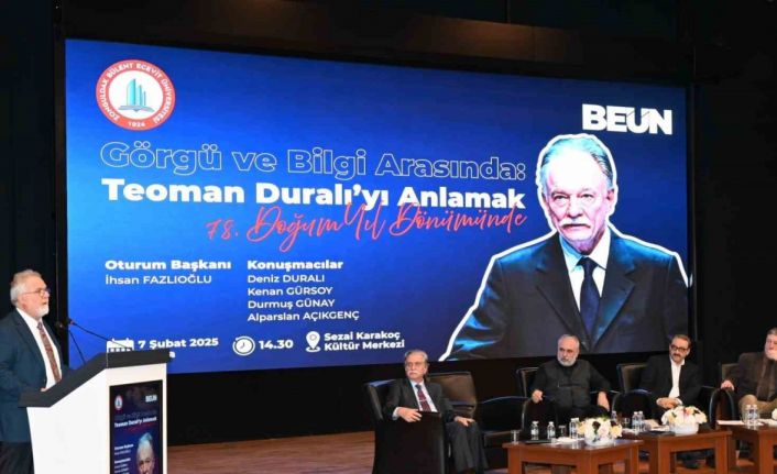 "Görgü ve Bilgi Arasında: Teoman Duralı’yı Anlamak" Paneli BEUN’da yoğun ilgi gördü
