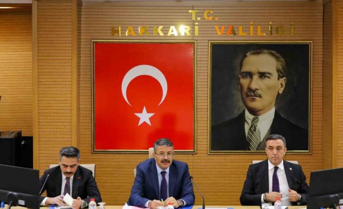 Hakkari’de ‘İl Koordinasyon Kurulu Toplantısı’ yapıldı