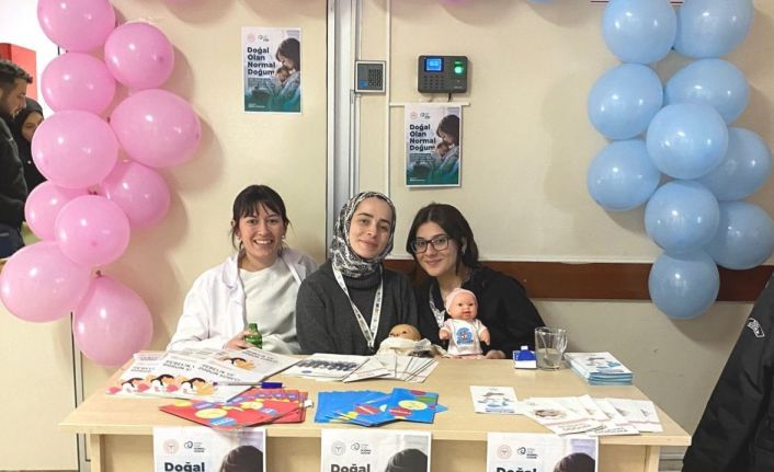 Hisarcık Devlet Hastanesinde doğum standı