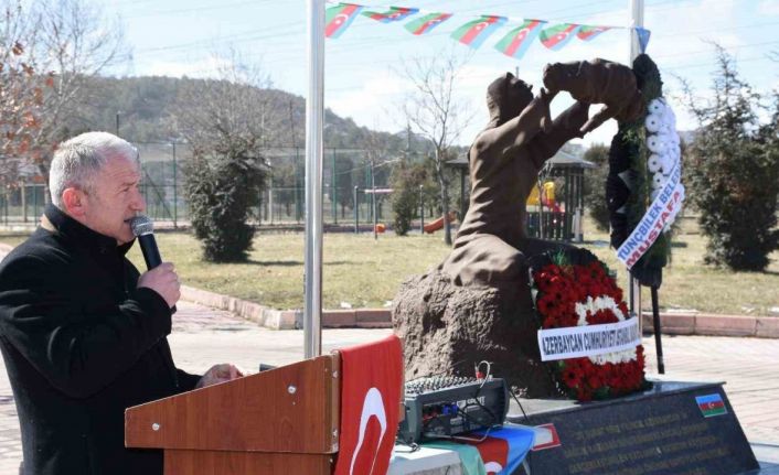 Hocalı şehitleri Tunçbilek’te anıldı