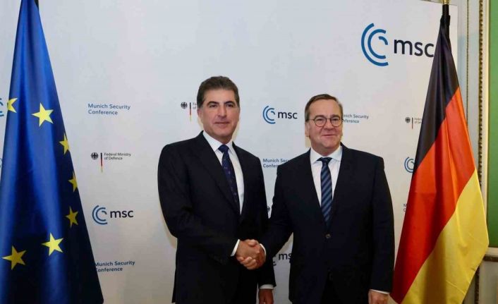 IKBY Başkanı Barzani, Alman Bakan Pistorius ile DEAŞ tehdidini görüştü