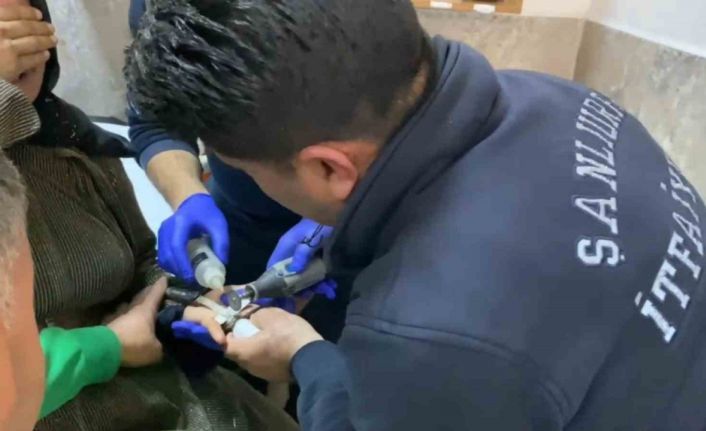 İtfaiyeden yüzük operasyonu