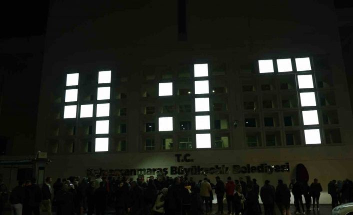 Kahramanmaraş Büyükşehir Belediyesi’nden 6 Şubat depremlerinin anısına anlamlı çalışma