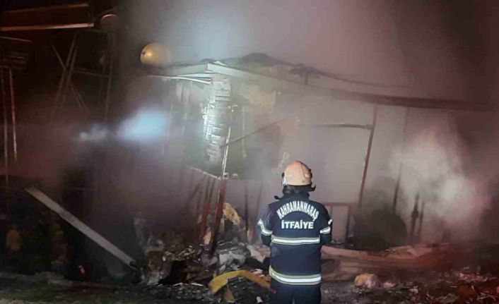 Kahramanmaraş’ta ev yangınında bir kişi öldü