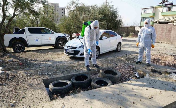 Kahramanmaraş’ta zararlılara karşı kış baskını