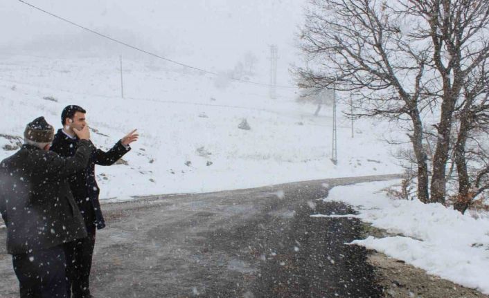 Kar yağışından etkilenen alanlara geniş çaplı inceleme