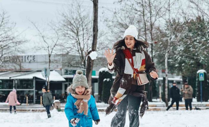 Karla buluşan Sakarya’dan kartpostallık manzaralar