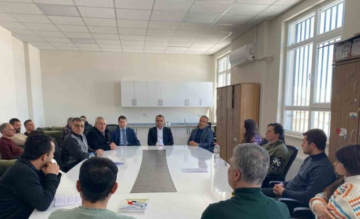 Kaymakam Partal’dan Şehit Abidin Tanrıkolu Anadolu Lisesi’ne ziyaret