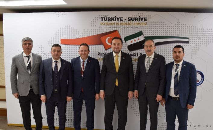 Kayseri OSB Heyeti, Türkiye-Suriye İktisadi İşbirliği Zirvesi’ne katıldı