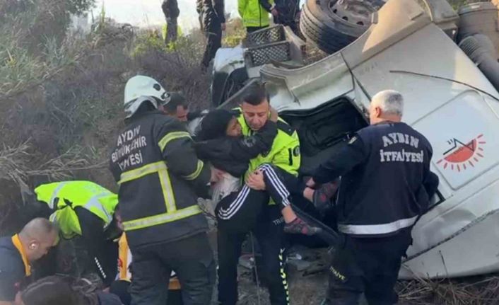 Kendisini kurtaran komisere sımsıkı sarıldı