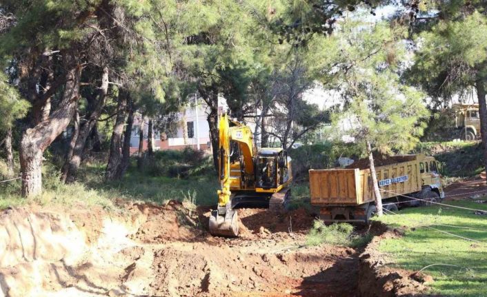 Kepez’de dere ıslah çalışması