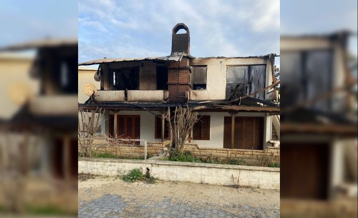 Keşan’da yazlık evde çıkan yangın söndürüldü