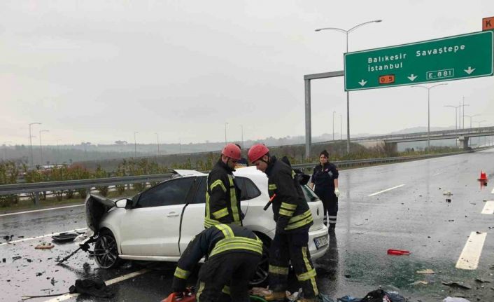 Kırkağaç’ta trafik kazası: 2 ölü