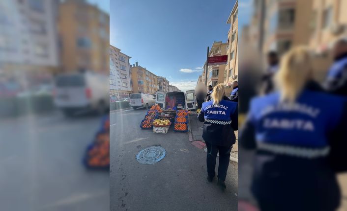 Kırklareli’de seyyar satıcı denetimi