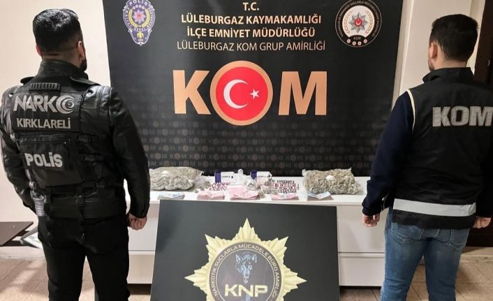 Kırklareli’de uyuşturucu operasyonu: 2 tutuklama