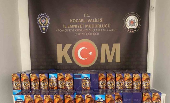 Kocaeli polisinden sahte içki operasyonu