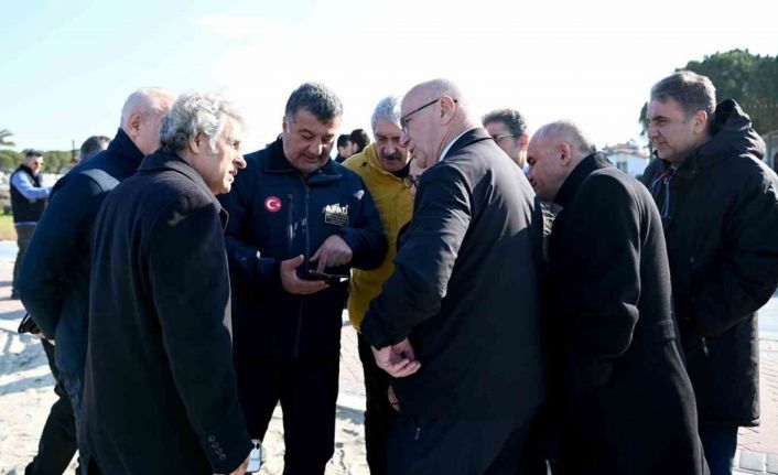 Kuşadası sahil şeridinde ’tsunami’ incelemesi