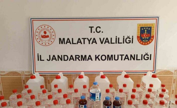 Malatya’da sahte alkol operasyonu