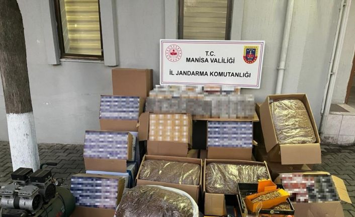 Manisa’da jandarmadan kaçakçılık operasyonu