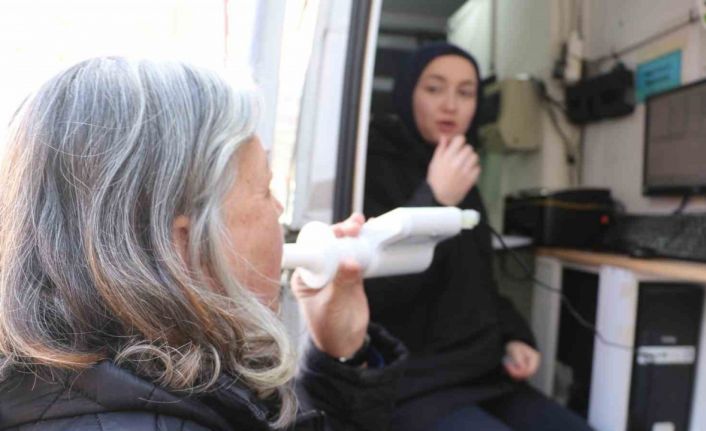 Manisalılara solunum testi yapıldı