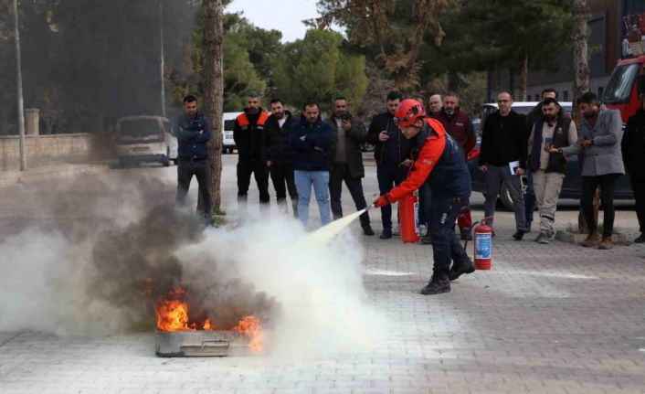 Mardin OSB’de yangın eğitimi ve tahliye tatbikatı gerçekleştirildi