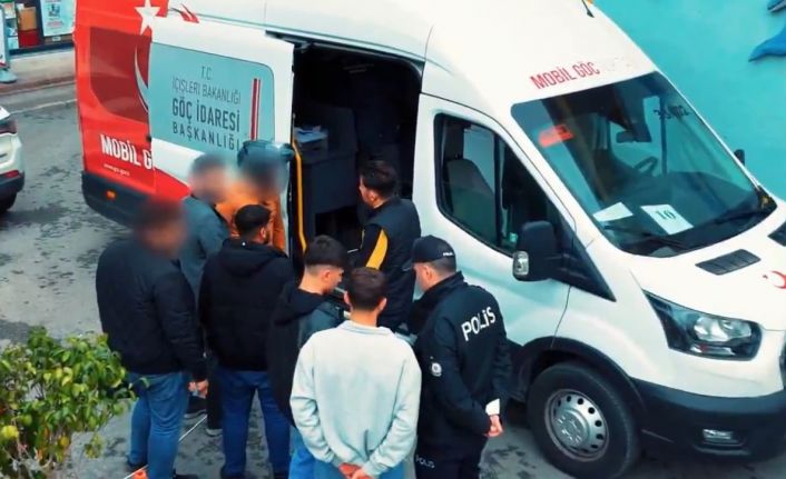 Mersin’de düzensiz göç ile mücadeleye yönelik huzur uygulaması