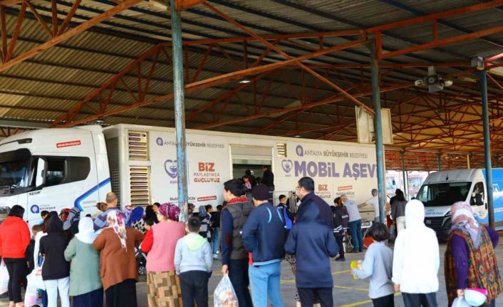 Mobil Aşevi ramazanda her akşam farklı mahallede bin kişilik yemek dağıtacak