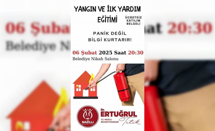 Nazilli’de 6 Şubat Depremleri Anma ve Farkındalık Etkinliği yapılacak