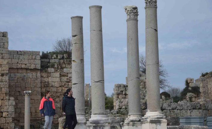 Perge Antik Kenti’ni 2024 yılında 157 bin kişi ziyaret etti