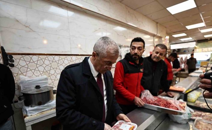 Şahinbey Belediyesi’nden kasap ve marketlere sıkı denetim