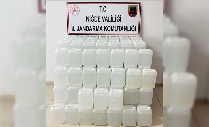 Sahte alkolü kargo yoluyla satacakken yakalandı