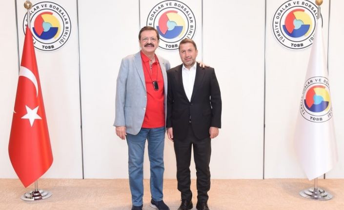Siirt TSO Başkanı Güven Kuzu, TOBB Başkanı Hisarcıklıoğlu ile bir araya geldi