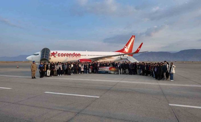 Şırnaklı öğrenciler "Şehri Nuh’tan Şehitler Diyarına" yolculuğunda