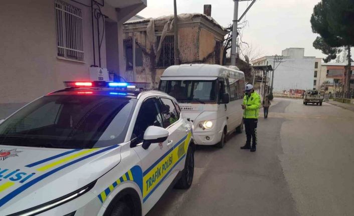 Sultanhisar’da okul servis araçları denetlendi