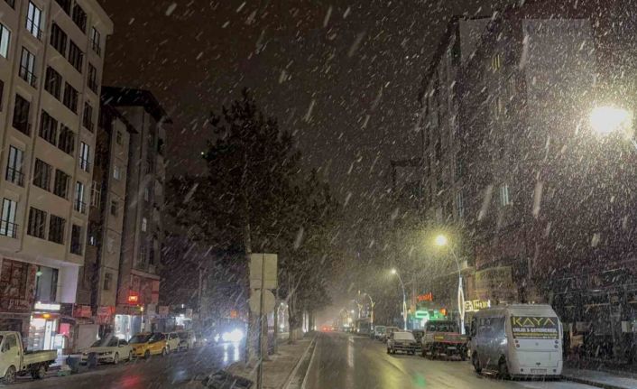 Tatvan’da kar yağışı başladı