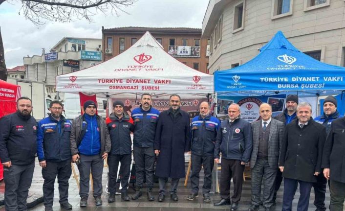 TDV Bursa Osmangazi Arama Kurtarma Ekibi, sessiz yürüyüşte yerini aldı