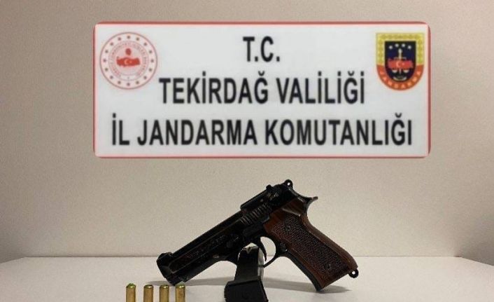 Tekirdağ’da jandarmadan silah operasyonu