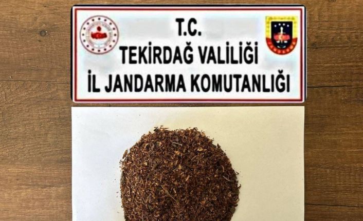 Tekirdağ’da jandarmadan uyuşturucu operasyonu: Çok sayıda madde ele geçirildi