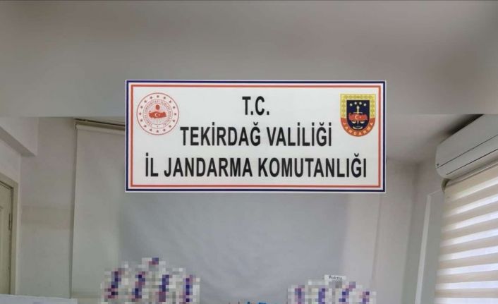 Tekirdağ’da kaçak tütün operasyonu