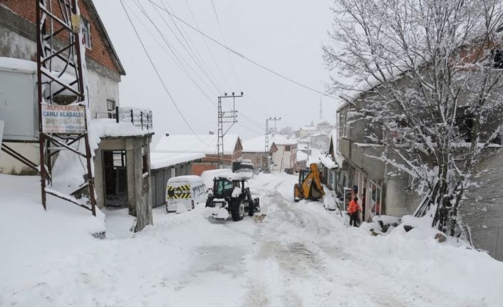 Terme’de kar mesaisi