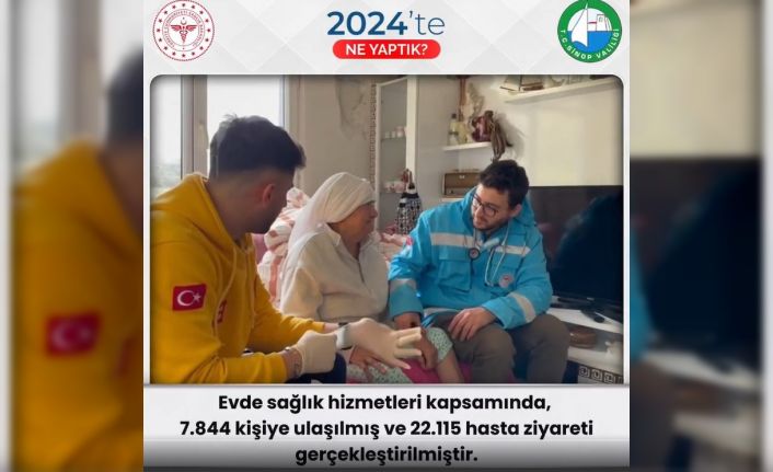 Türkiye’nin en yaşlı ili Sinop’ta 22 bin 115 hastaya evde sağlık hizmeti