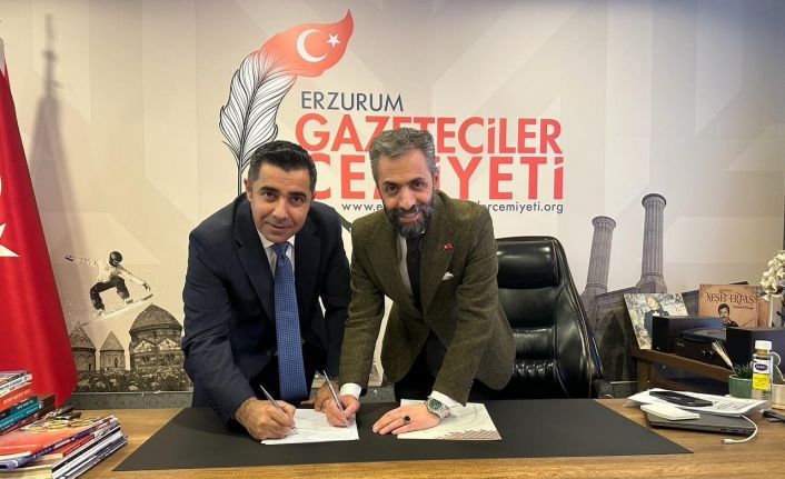 Vakıf Bank’tan Erzurum Gazeteciler Cemiyeti üyelerine 500 Bin TL kredi imkanı