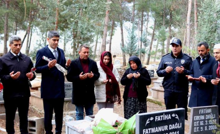 Yavuzeli’nde depremde hayatını kaybeden Fatmanur Dağlı anıldı