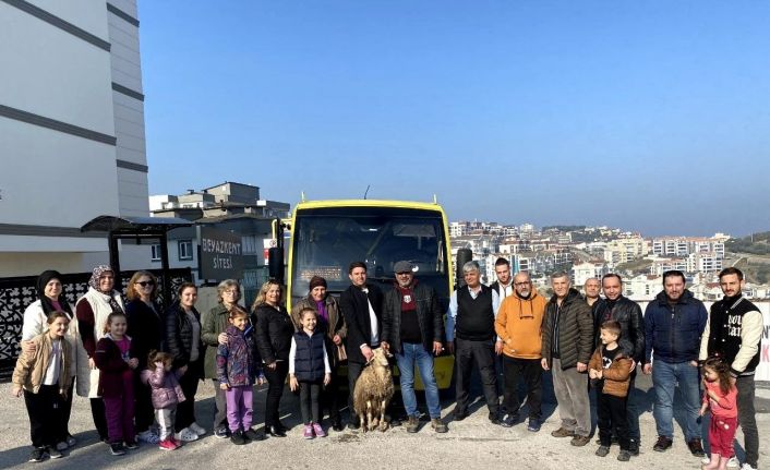 Yeni otobüs seferi başlayınca muhtar koç kesti