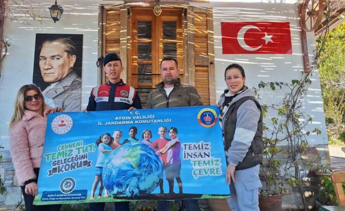 Yerli ve yabancı turistlere ’çevre koruma’ farkındalığı
