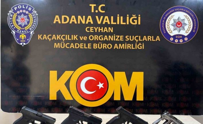Adana’da silah ticareti yapan 3 şüpheli tutuklandı