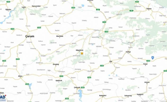 Amasya’da 3.1 büyüklüğünde deprem