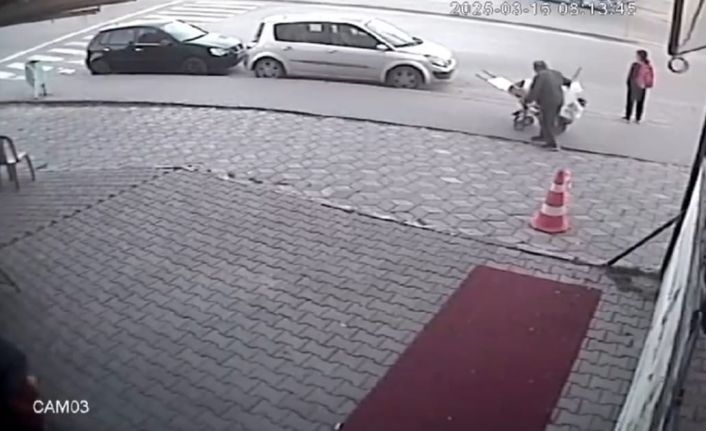 Ankara’daki sandalye hırsızlığı kamerada