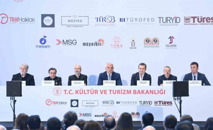 Bakan Ersoy: "Müzik meslek birliklerinin telif geliri 2 milyar TL’yi aşmış durumda"