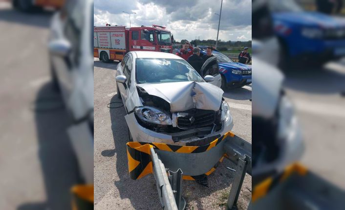 Balıkesir’de kaza: 1 yaralı